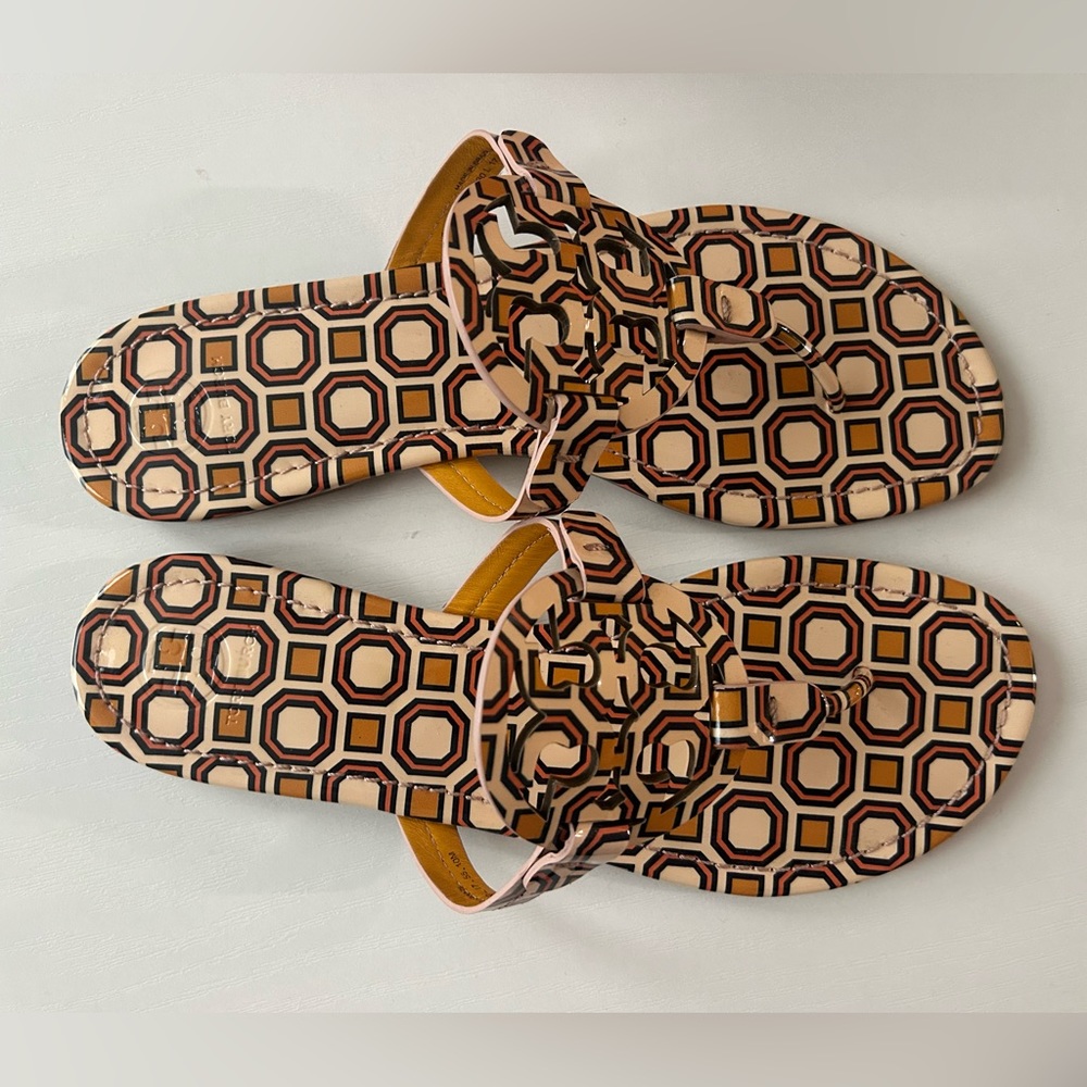 Patterned Tory Burch Miller sandal